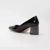 Black Evening Low Heel Dress Shoes Women MA-048