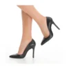 Black Stiletto Pumps Heels MA-021