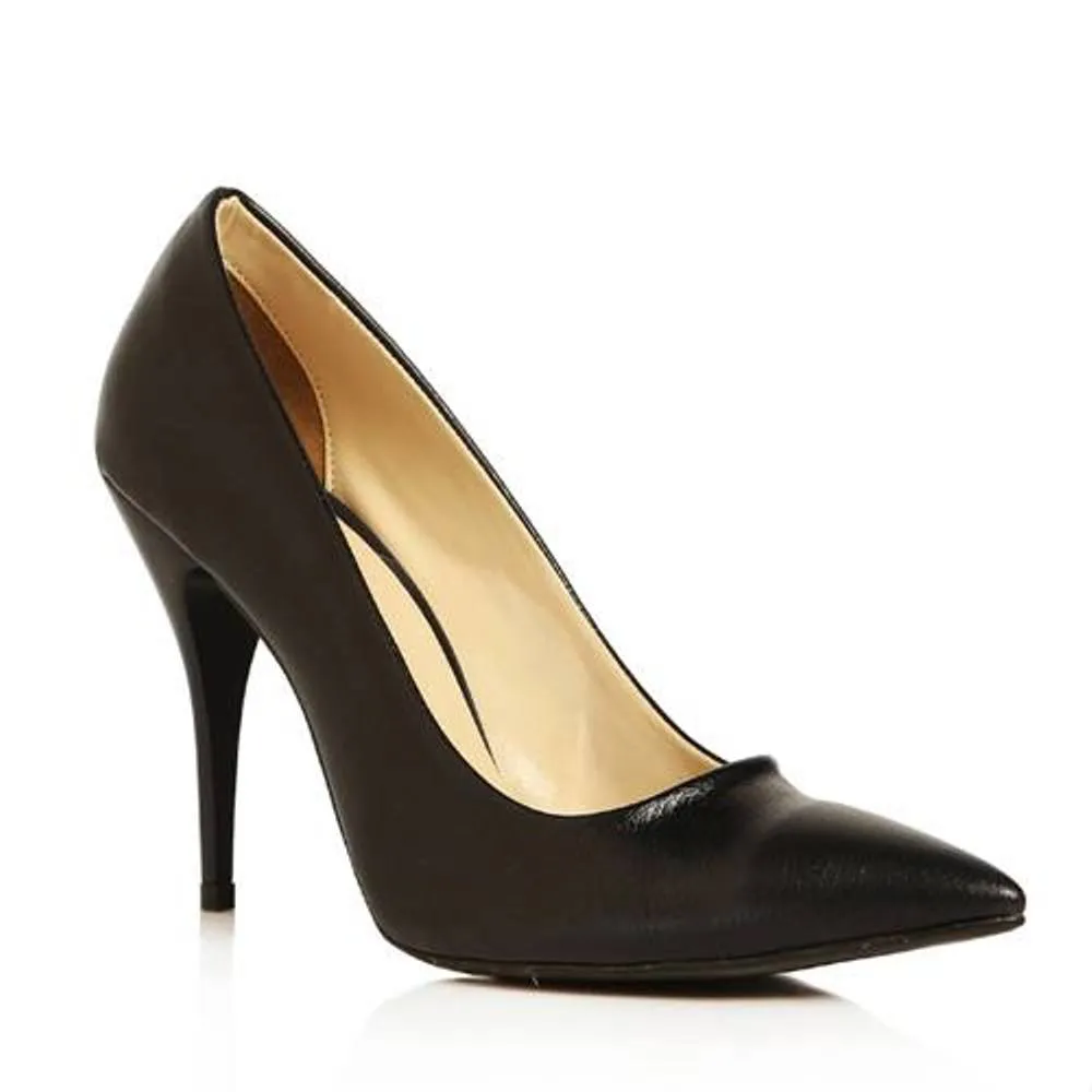 Black Stiletto Pumps Heels MA-021