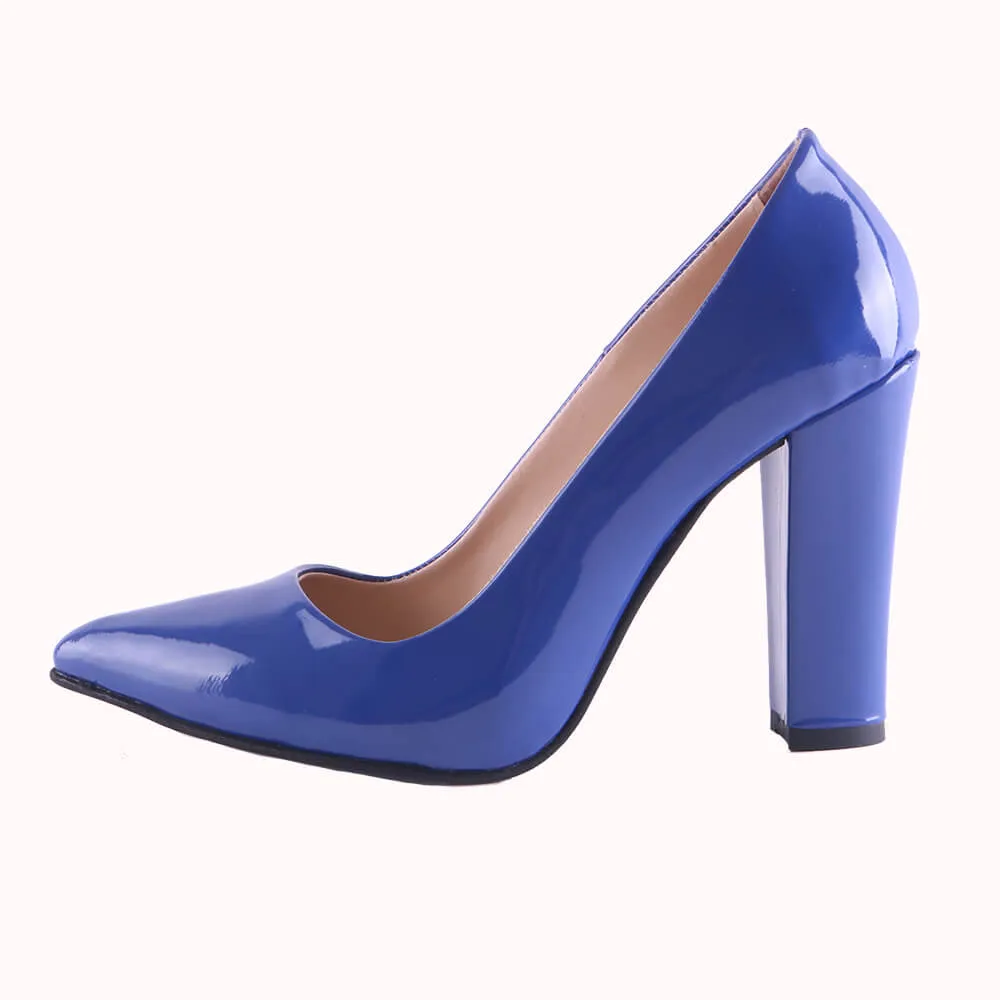Sax Block Heel Pumps for Women