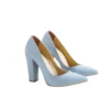 Blue Chunky Heels for Women MA-023