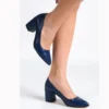 Blue Low Heel Shoes for Women MA-024