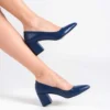 Blue Low Heel Shoes for Women MA-024