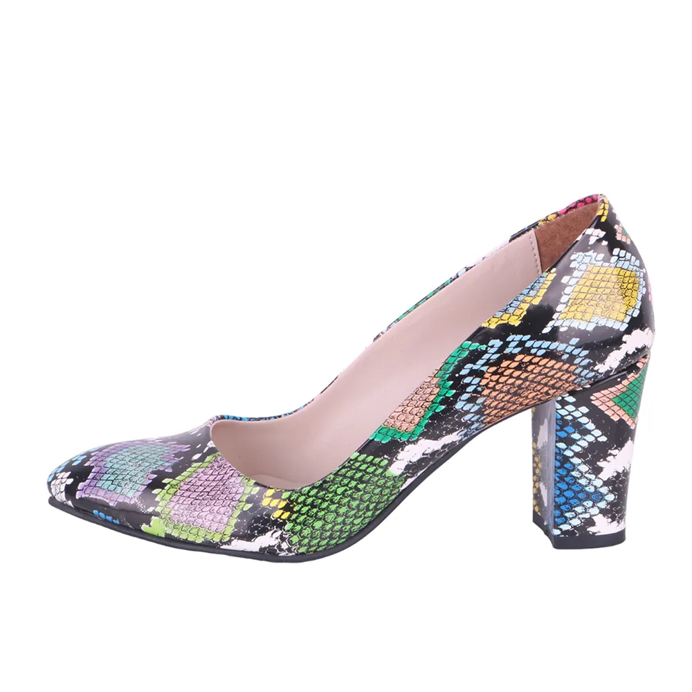 Blue Matching Purse and Pumps Set for Women