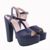 Blue Platform Wedding Evening Shoes MA-027