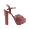 Brown Platform Wedding Evening Shoes MA-027