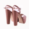 Brown Platform Wedding Evening Shoes MA-027