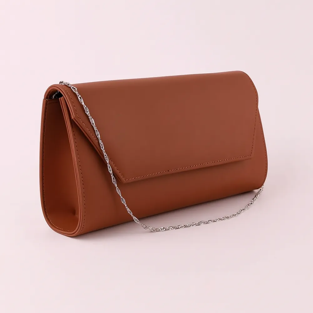 Brown Platform Shoes and Bag Set for Women MA-027