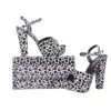 Dalmatian High Heel Shoes and Clutch Bag Set