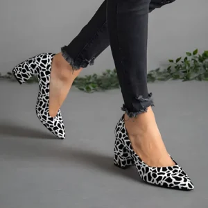 Dalmatian Print Shoes Heels MA-024