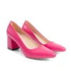 Fushcia Low Heel Shoes for Women MA-024