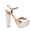 Gold Platform Wedding Evening Shoes MA-027