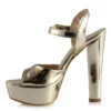 Gold Platform Wedding Evening Shoes MA-027