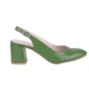 Green Ankle Strap Block Heel for Women MA-028