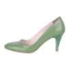 Green Low Heel Pumps for Women MA-017