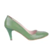 Green Low Heel Pumps for Women MA-017