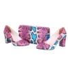Pink Matching Purse and Pumps Set for Women