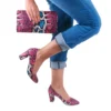 Pink Matching Purse and Pumps Set for Women