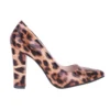 Leopard Block Heel Pumps for Women MA-023