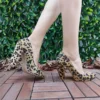 Leopard Chunky Heels for Women MA-023