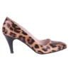 Leopard Kitten Heel Shoes and Bag Set for Women