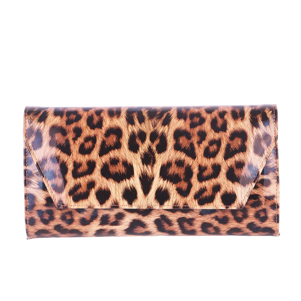 Leopard Stiletto Shoes and Bag Set for Women