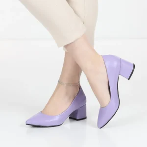 Lilac Low Heel Shoes for Women MA-024