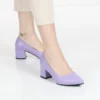 Lilac Low Heel Shoes for Women MA-024