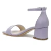 Lilac Short Heel Sandals for Women RA-155