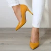 Mustard Stiletto Pumps Heels MA-021