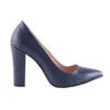 Navy Blue Chunky Heels for Women MA-023