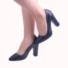 Navy Blue Chunky Heels for Women MA-023