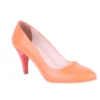 Orange Low Heel Pumps for Women MA-017