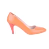 Orange Low Heel Pumps for Women MA-017