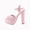 Pink Platform High Heel Shoes for Women MA-027
