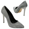Platinum Stiletto High Heels Shoes MA-021