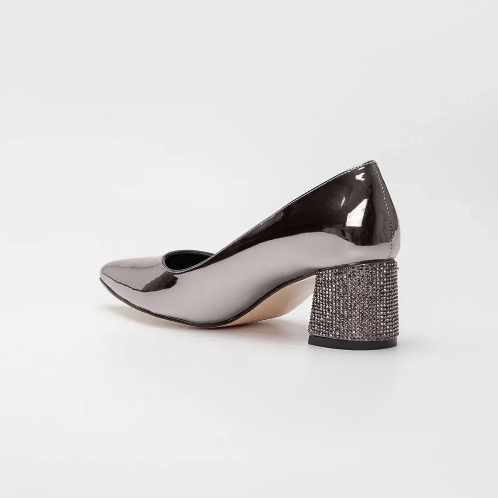 Platinum Evening Low Heel Dress Shoes Women MA-048