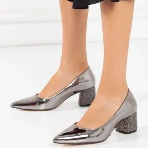 Platinum Evening Low Heel Dress Shoes Women MA-048