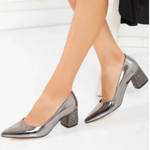 Platinum Evening Low Heel Dress Shoes Women MA-048