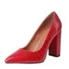 Red Crocodile Shoes for Women MA-023