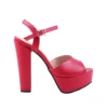 Red Platform Wedding Evening Shoes MA-027