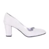 Silver Low Heel Dress Shoes Women MA-024