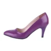 Purple Low Heel Pumps for Women MA-017