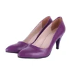Purple Low Heel Pumps for Women MA-017