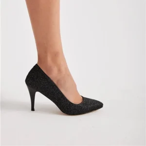 Glitter Low Heel Pumps for Women MA-017