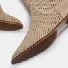 Beige Summer Cowboy Boots for Women RA-8010