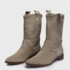 Beige Summer Cowboy Boots for Women RA-8010