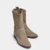 Beige Summer Cowboy Boots for Women RA-8010