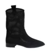 Black Summer Cowboy Boots for Women RA-8010