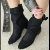Black Summer Cowboy Boots for Women RA-8010